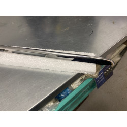 Trim for bonnet/hood, chromed, set 2 pcs - 1300 Giulietta Spider