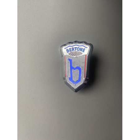 Emblem BERTONE, silberfarben, seitlich - 1600