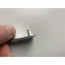 Emblem BERTONE, silberfarben, seitlich - 1600