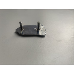 Emblem BERTONE, silberfarben, seitlich - 1600