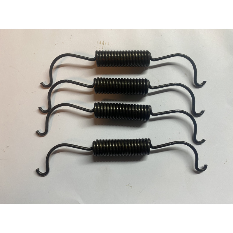 Rückholfeder (Satz, 4 Stk.) hinten für breite Trommel - original gebraucht