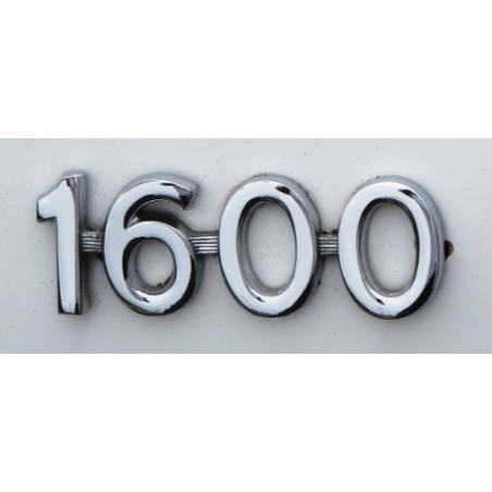 Trunk/boot script "1600", 1600 Spider & 1600 Spider Veloce