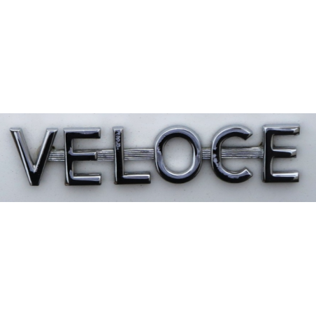Trunk/boot script "VELOCE" - 1600 Spider Veloce
