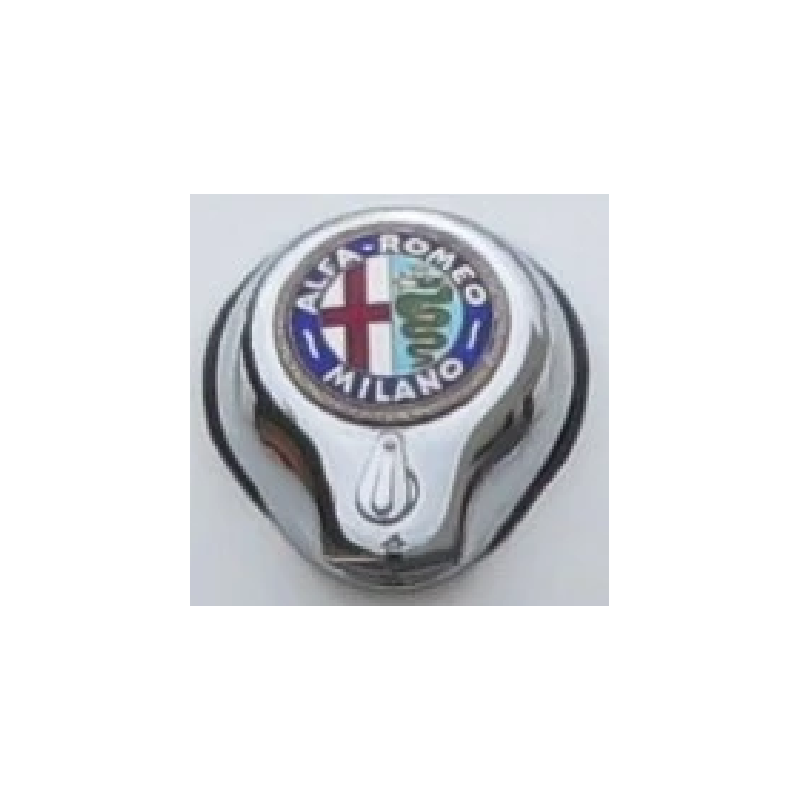 Badge Alfa Romeo Milano, enamel, 55mm for trunk/boot lock- Spider - used original