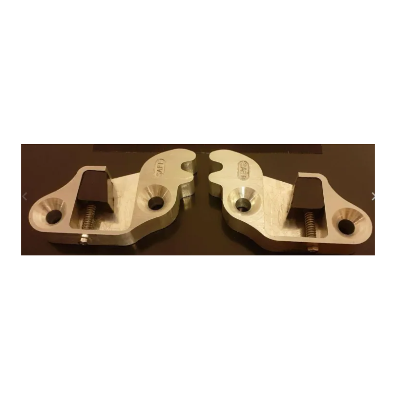 Schlossaufnahmeplatte (Satz links/rechts) "SAFE" - Sprint, Berlina, SZ, 1900