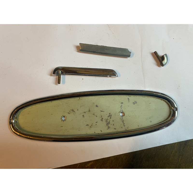 Radio blanking plate - Berlina until 1957 - used and incomplete