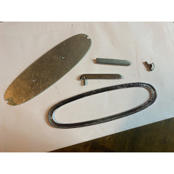 Radio blanking plate - Berlina until 1957 - used and incomplete