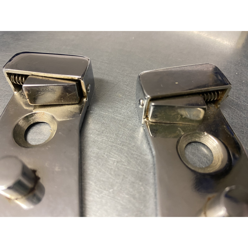 Schlossaufnahme (Satz für beide Türen), verchromt - Spider, SS