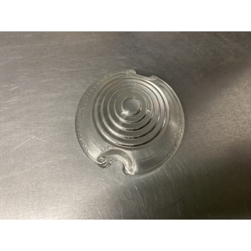 Lens for front indicator, white from glass - Spider, SS, Berlina from 1958 on