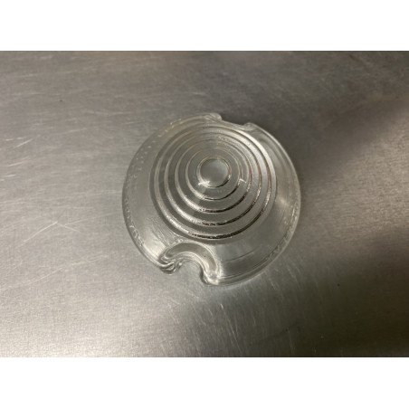Lens for front indicator, white from glass - Spider, SS, Berlina from 1958 on