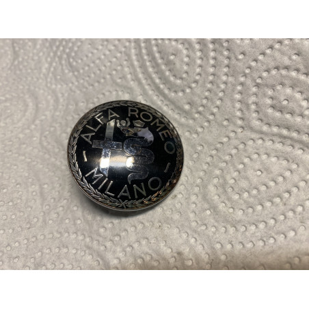 Trunk/boot badge Alfa Romeo, black w/o satelite - until 1958