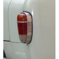 Glas Rückleuchte - Berlina & TI Bj.'56-'59, gelb oben