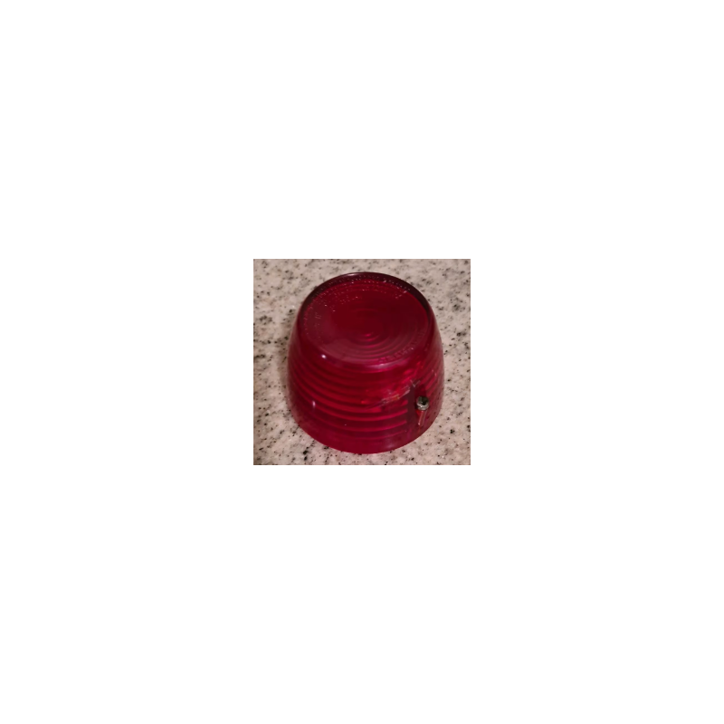 Tail light lens, genuine Carello, red - SS