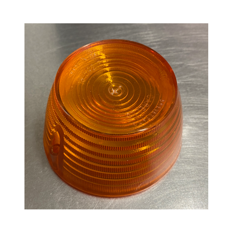 Glas Blinker hinten, gelb, original Carello - SS