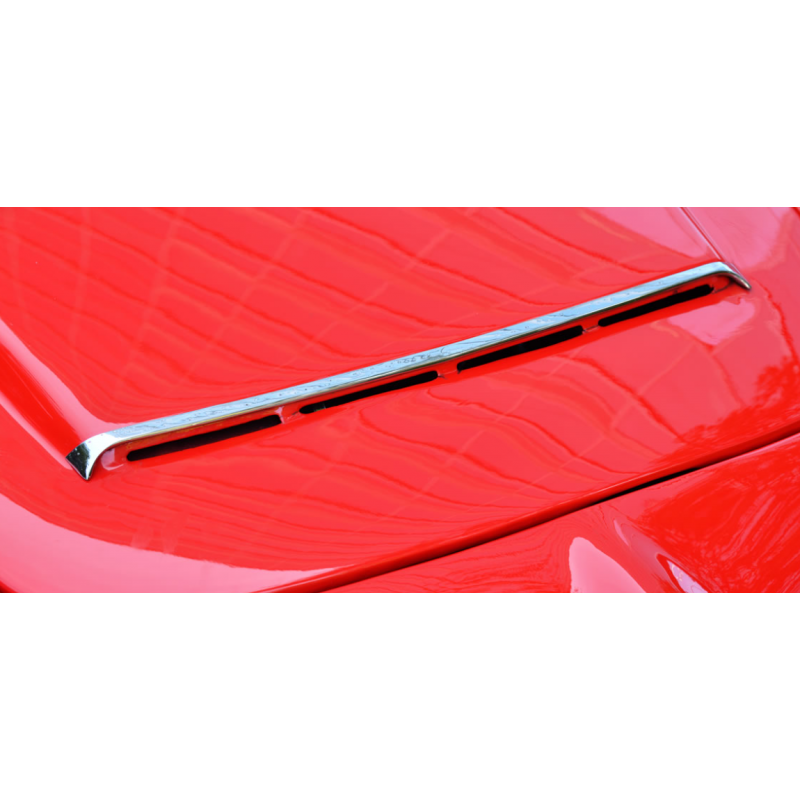 Zierleiste Motorhaube, verchromt - 1600 Giulia Spider