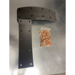 Bremsbeläge (Satz, 4 Stk.) inkl. Nieten, vorne, 2-Backenbremse für Backe 1365.53.026