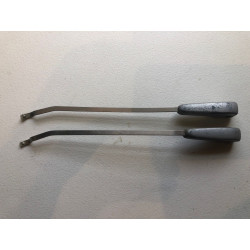 Wiper arm set, 260mm, blade spoon pug in mounting type C, shaft mounting with screw type SWF - Spider, Sprint, Berlina