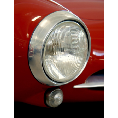 Aluminium Zierring Scheinwerfer SZ & SS Low Nose (Satz) - original Carello - NOS