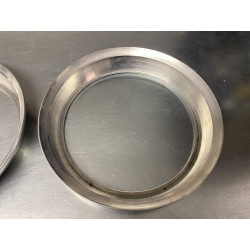 Aluminium Zierring Scheinwerfer SZ & SS Low Nose (Satz) - original Carello - NOS