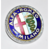 Badge Alfa Romeo Milano, enamel, 55mm