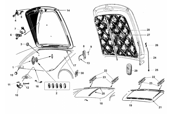 Anbauteile - Motorraum & Motorhaube