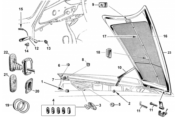 Anbauteile - Motorraum